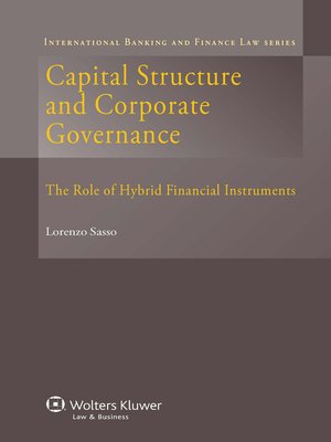 cover image of Capital Structure and Corporate Governance